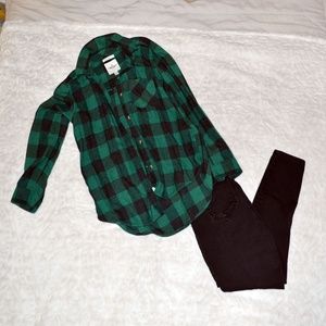 American Eagle Boyfriend fit flannel size small